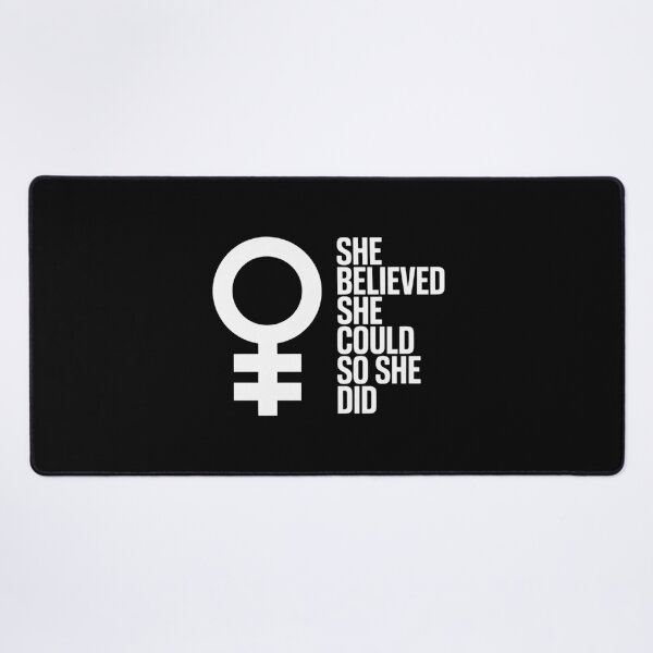 Item preview, SHE BELIEVED SHE COULD SO SHE DID designed and sold by SignumShop.