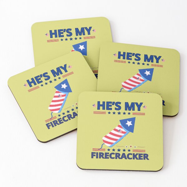 Item preview, He’s My Firecracker -American pride t-shirts, funny, red white blue  designed and sold by Printek.