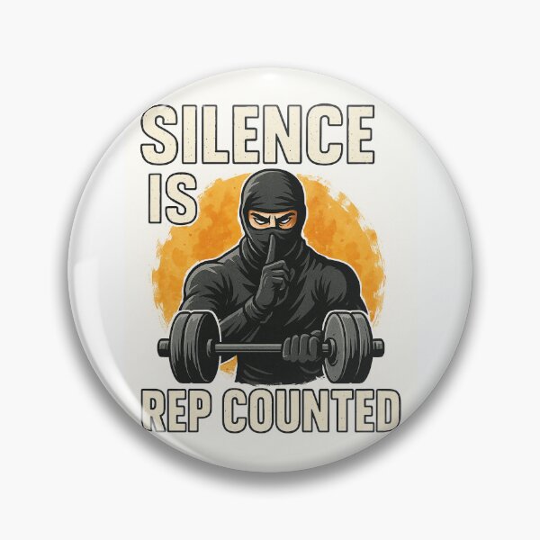 Item preview, Silence Is Rep Counted – Shadow Discipline Collection designed and sold by Treyyu.