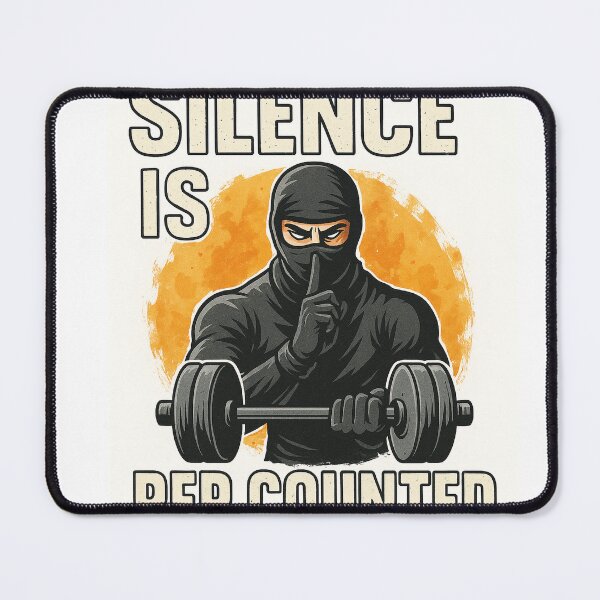 Item preview, Silence Is Rep Counted – Shadow Discipline Collection designed and sold by Treyyu.