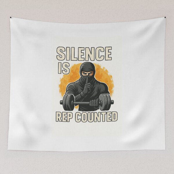 Item preview, Silence Is Rep Counted – Shadow Discipline Collection designed and sold by Treyyu.