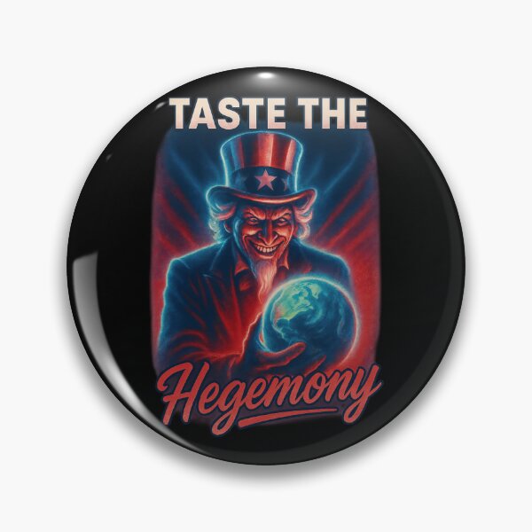 Item preview, Taste the Hegemony Sinister Uncle Sam Neocon Globalist Imperialism Satire Graphic designed and sold by HappyResistance.