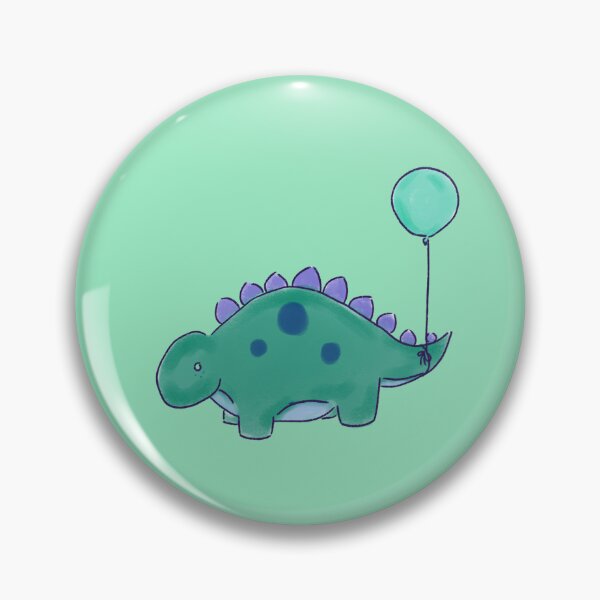 Item preview, MLM Stegosaurs Dinosaur with a Balloon Drawing designed and sold by SChristineBrink.