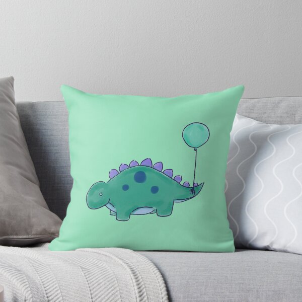 Item preview, MLM Stegosaurs Dinosaur with a Balloon Drawing designed and sold by SChristineBrink.