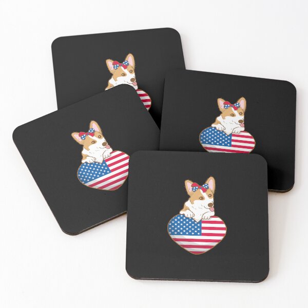 Item preview, Cute Dog with an American Heart designed and sold by RelationShopArt.