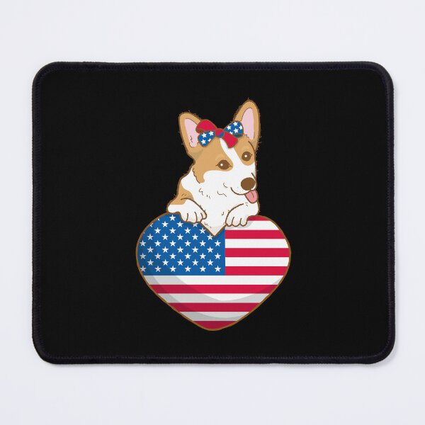 Item preview, Cute Dog with an American Heart designed and sold by RelationShopArt.
