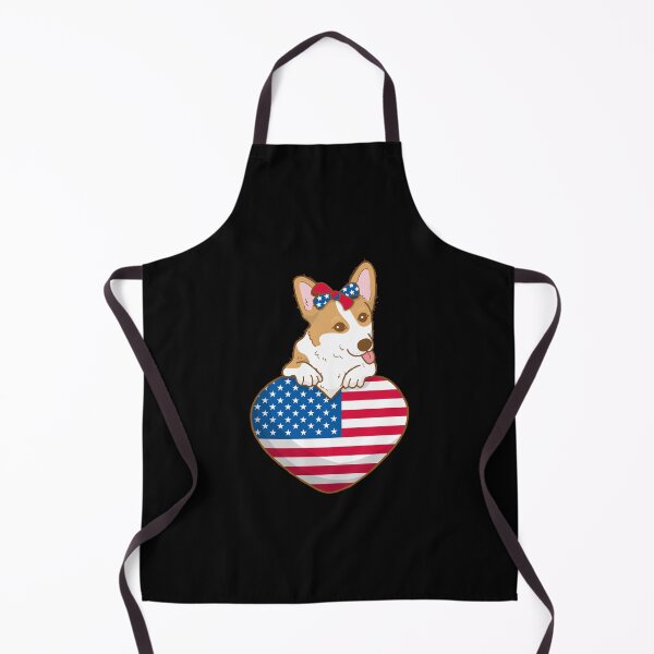 Item preview, Cute Dog with an American Heart designed and sold by RelationShopArt.