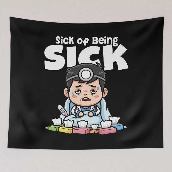 Item preview, SICK OF BEING SICK - DOCTOR GIFT designed and sold by KEF Custom.