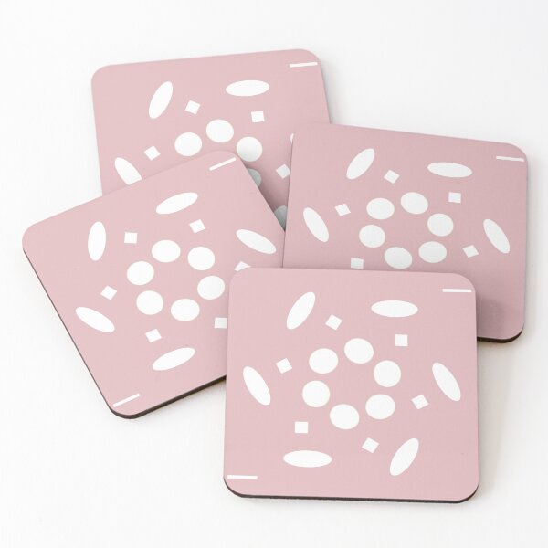 Item preview, Pink and white shapes designed and sold by EZonThei.