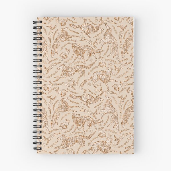 Item preview, Hounds and Hares - Pale Sepia Toile designed and sold by rutabagaprints.