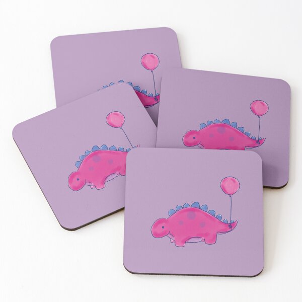 Item preview, Bisexual Stegosaurs Dinosaur with a Balloon Drawing 1 designed and sold by SChristineBrink.