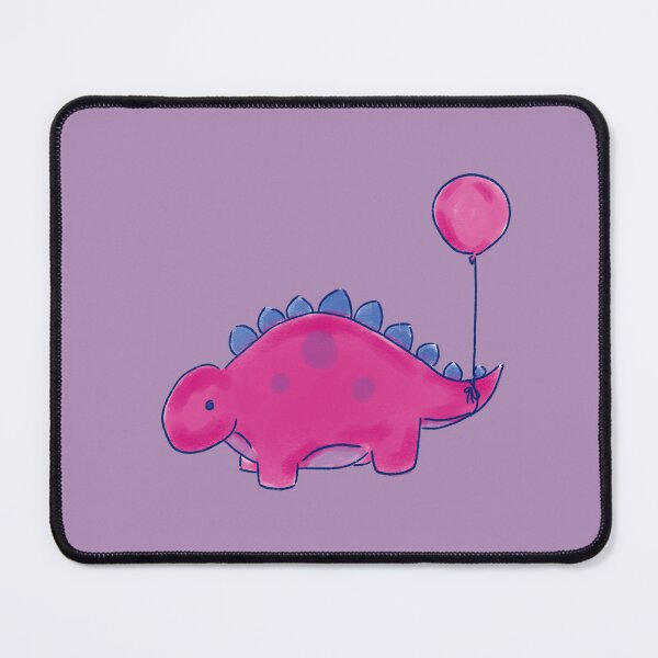Item preview, Bisexual Stegosaurs Dinosaur with a Balloon Drawing 1 designed and sold by SChristineBrink.