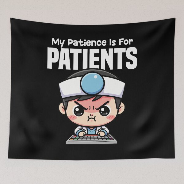 Item preview, MY PATIENCE IS FOR PATIENTS - DOCTOR GIFT designed and sold by KEF Custom.