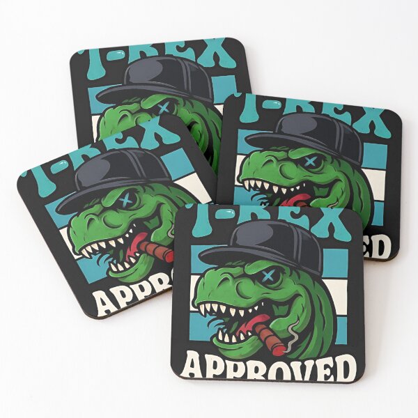 Item preview, T-Rex Approved – Bold Dinosaur Attitude Graphic Tee designed and sold by The-Daily-Drape.
