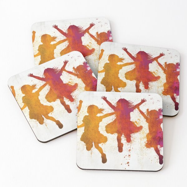 Item preview, Abstract Children Jumping for Joy designed and sold by Steve Wilfong.