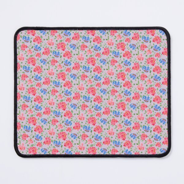 Item preview, Loose Watercolor Pink Peonies and Blue Peonies Lilac Purple designed and sold by JasmineGDesigns.
