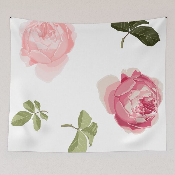 Item preview, Pink rose isolated. Set for floral design element of a greeting, wedding or invitation card. Bouquet of decorative garden flower.  designed and sold by MatyKotiv.