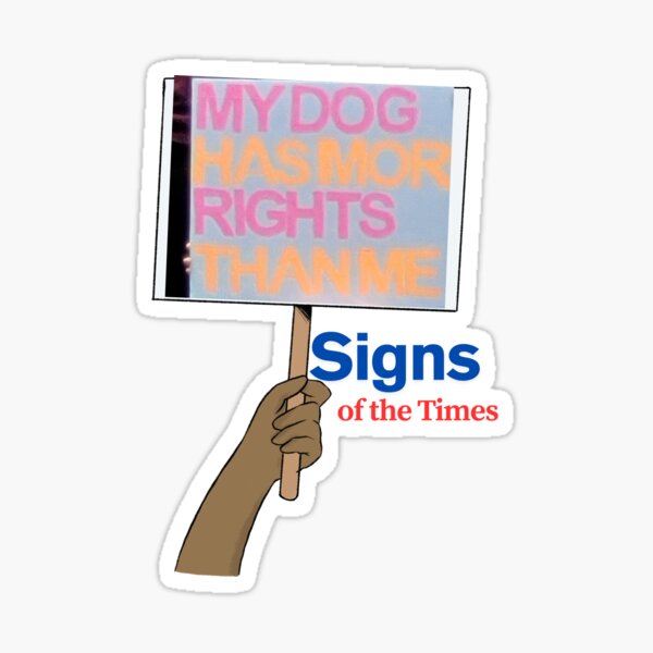 My Dog has more rights than Me! Sticker