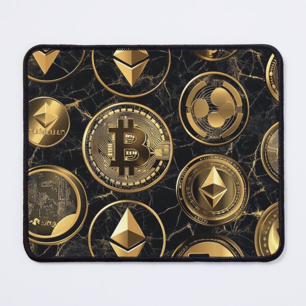 Item preview, cryptocurrency seamless digital paper designed and sold by Inkora-Art.