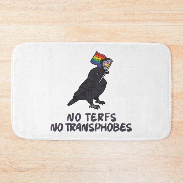 Item preview, No terfs no transphobes designed and sold by remerasnerdas.
