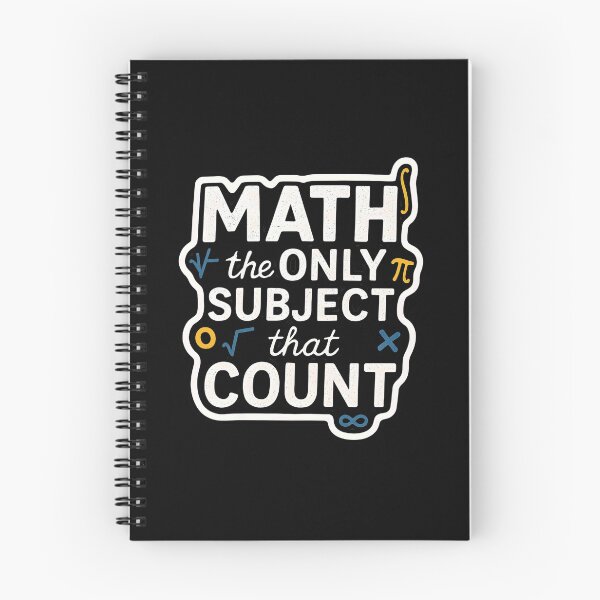 Item preview, Math the Only Subject that Counts-Math Teacher Gift designed and sold by belladesign7.