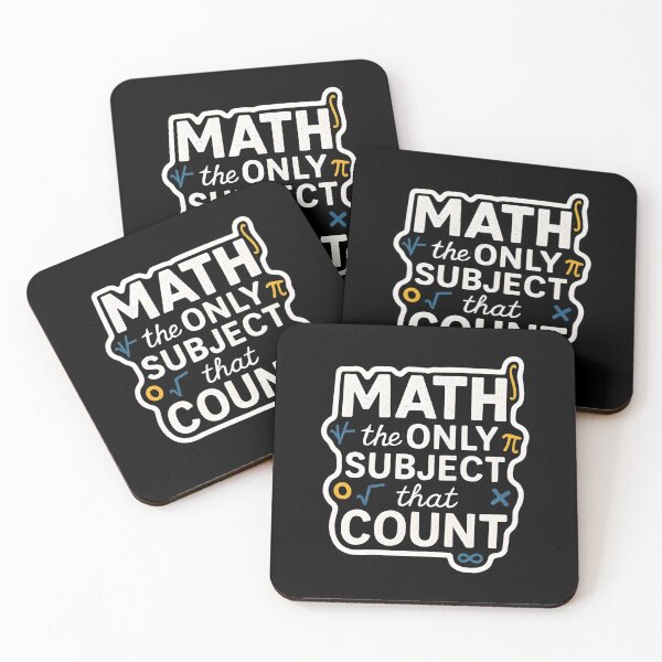 Item preview, Math the Only Subject that Counts-Math Teacher Gift designed and sold by belladesign7.