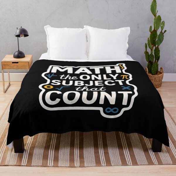 Item preview, Math the Only Subject that Counts-Math Teacher Gift designed and sold by belladesign7.