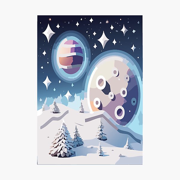 Item preview, Snowy Night designed and sold by Roaniv.