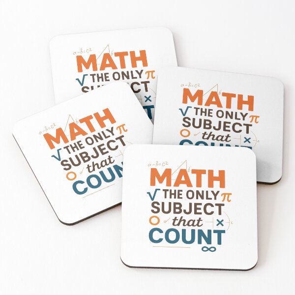 Item preview, Math the Only Subject that Counts-Math Teacher Gift designed and sold by belladesign7.