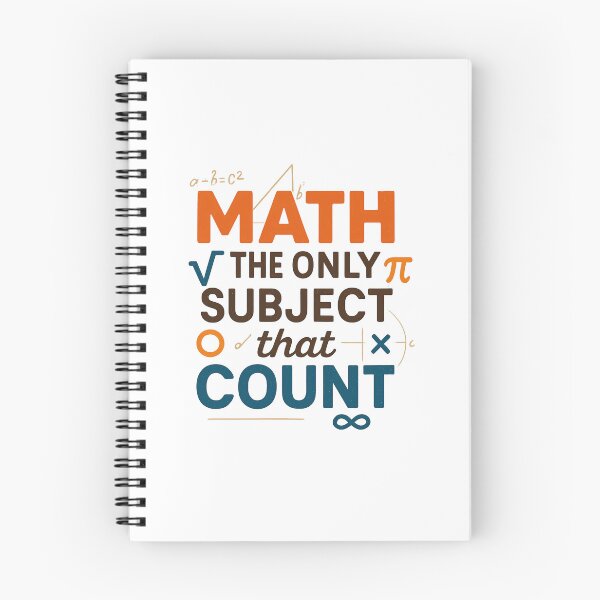 Item preview, Math the Only Subject that Counts-Math Teacher Gift designed and sold by belladesign7.