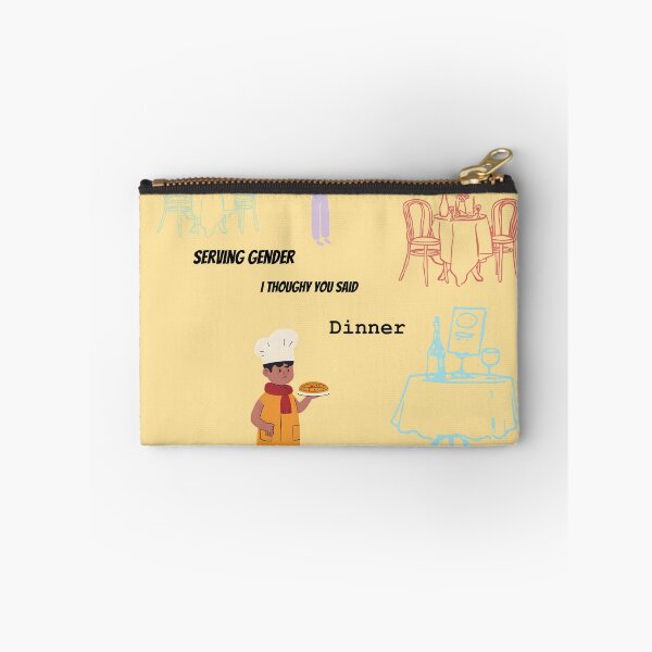 Item preview, Serving Gender? I Thought You Said Dinner – Queer Pride Food Art Print designed and sold by KWkindwaves.