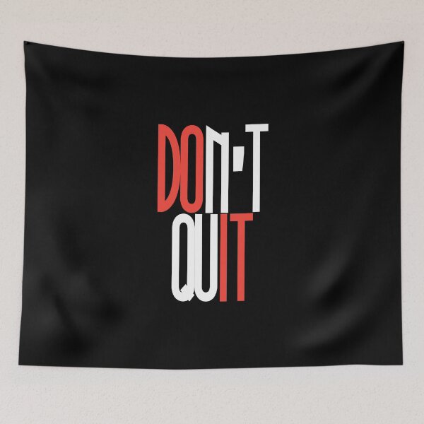 Item preview, Powerful Motivational Quotes | Don't Quit  designed and sold by typoinspired.
