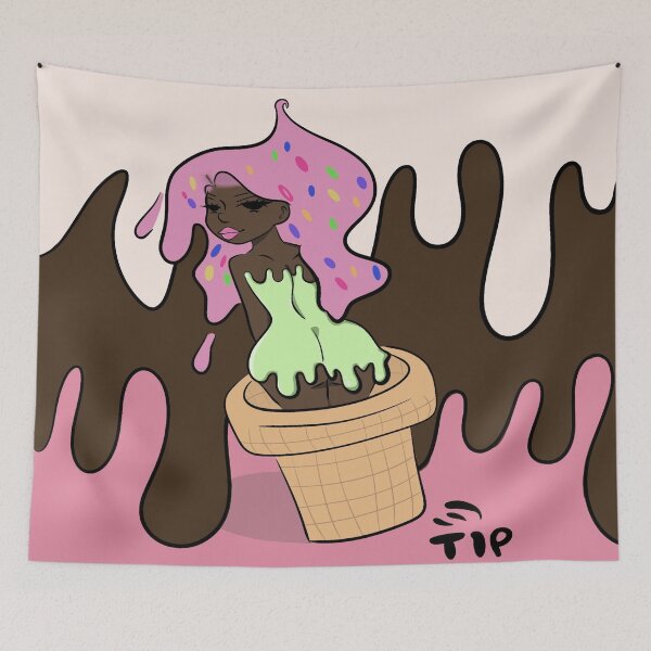 Item preview, Ice Cream Girlie designed and sold by LyniehArt.