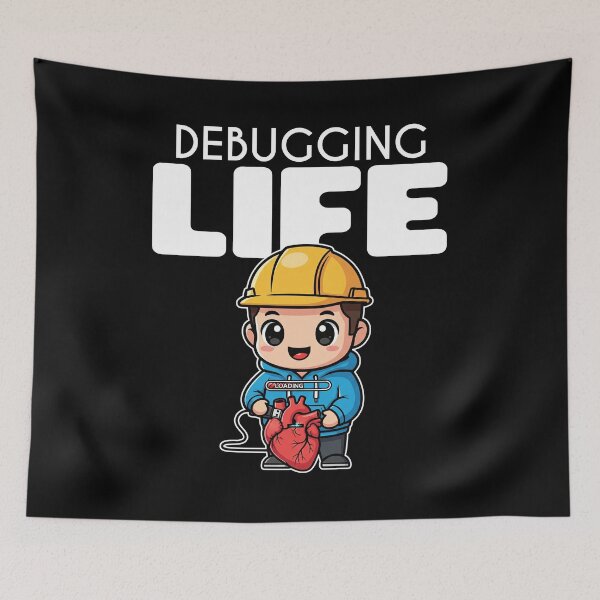 Item preview, DEBUGGING LIFE - ENGINEER GIFT designed and sold by KEF Custom.