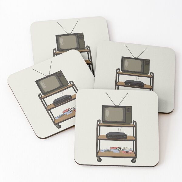 Item preview, Nostalgic TV and VCR cart Classroom 80s 90s Funny School designed and sold by shopdiego.