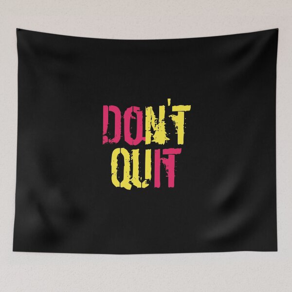 Item preview, Copy of Powerful Motivational Words | Don't Quit  designed and sold by typoinspired.