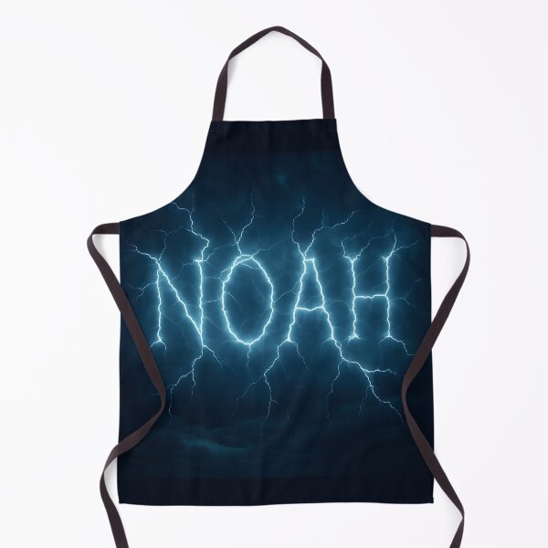 Item preview, Noah the Storm Bringer – Lightning Name Art in Dark Thunderstorm Sky designed and sold by VoidBloom Studio.