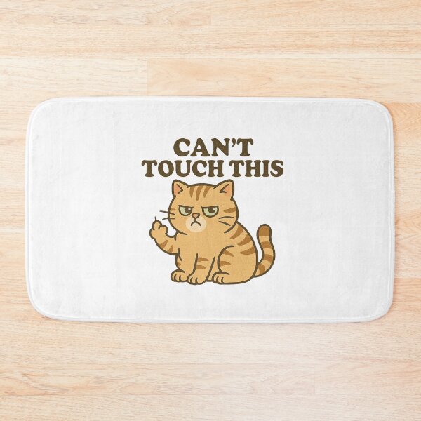 Item preview, Can’t Touch This – Funny Grumpy Cat Reaction Design designed and sold by FriskySloths.