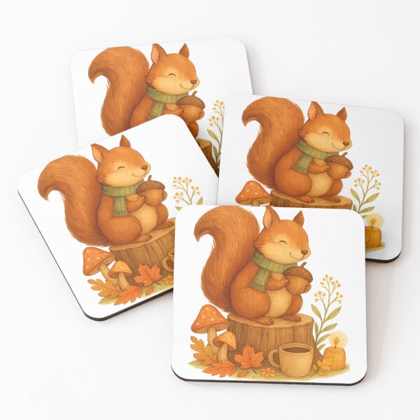 Item preview, Watercolor squirrel designed and sold by Bluntdivas.