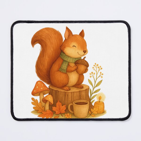 Item preview, Watercolor squirrel designed and sold by Bluntdivas.