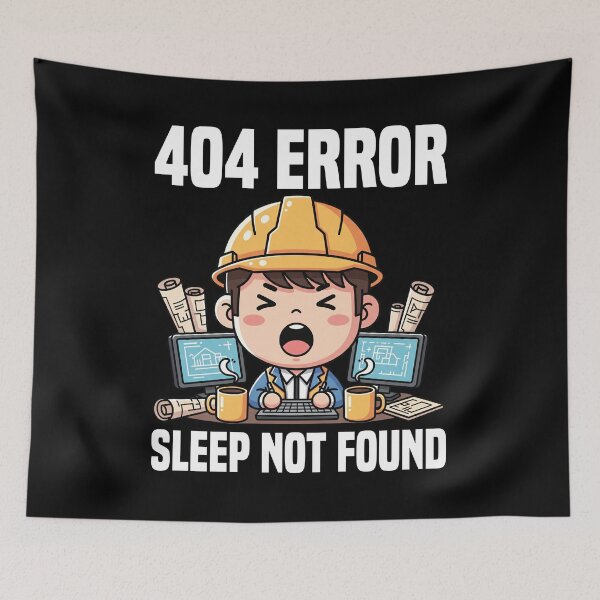 Item preview, 404 ERROR: SLEEP NOT FOUND - ENGINEER GIFT designed and sold by KEF Custom.