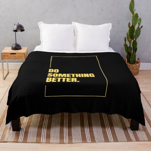 Item preview, Do Something Better Motivational Black Poster designed and sold by Dew's.