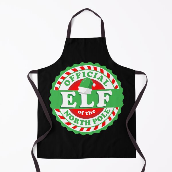 Item preview, Official Christmas Elf of the North Pole round badge logo designed and sold by Jdawnink.