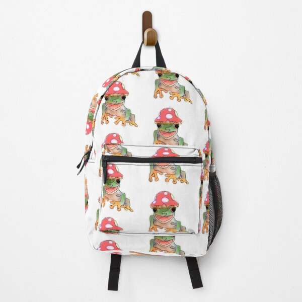 Item preview, Whimsical Frog in a Mushroom Hat – animalsinhats designed and sold by Ashley’sAnimalz.