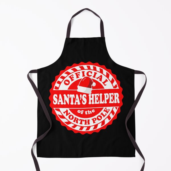 Item preview, Official Christmas Santa's Helper of the North Pole round badge logo designed and sold by Jdawnink.