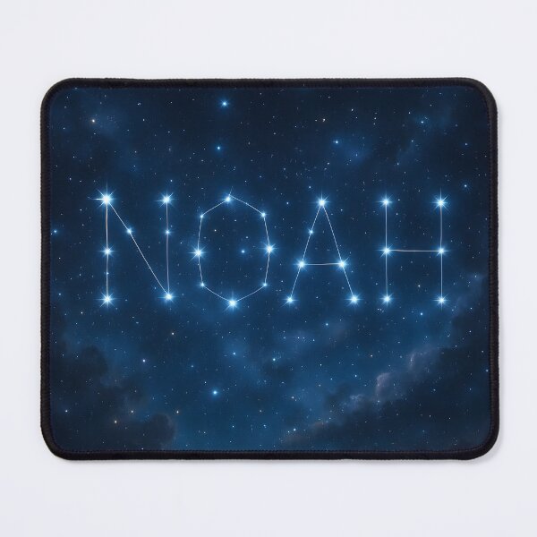 Item preview, Noah Constellation Art – Starry Night Galaxy Name Design designed and sold by VoidBloom Studio.