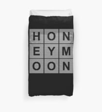 Just Married Honeymoon Duvet Cover