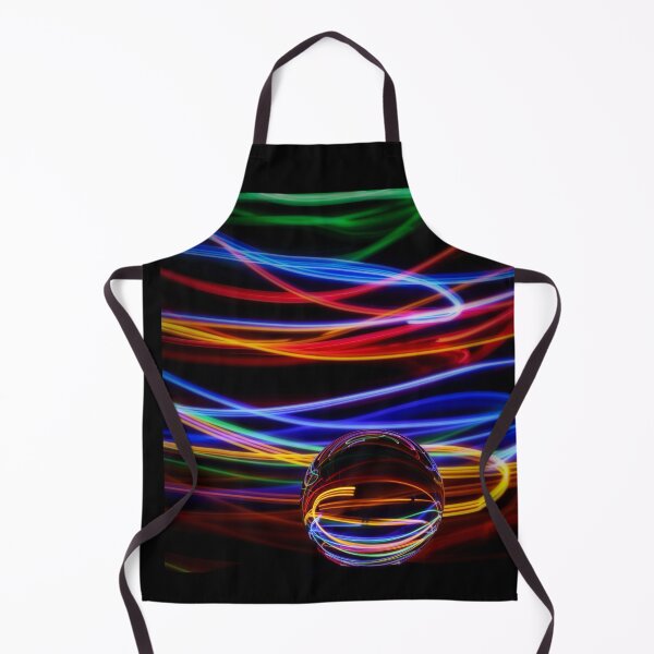 Item preview, Creative Colourful Neon Light Trail Photography with Crystal Ball designed and sold by Craig Reeves Photography.