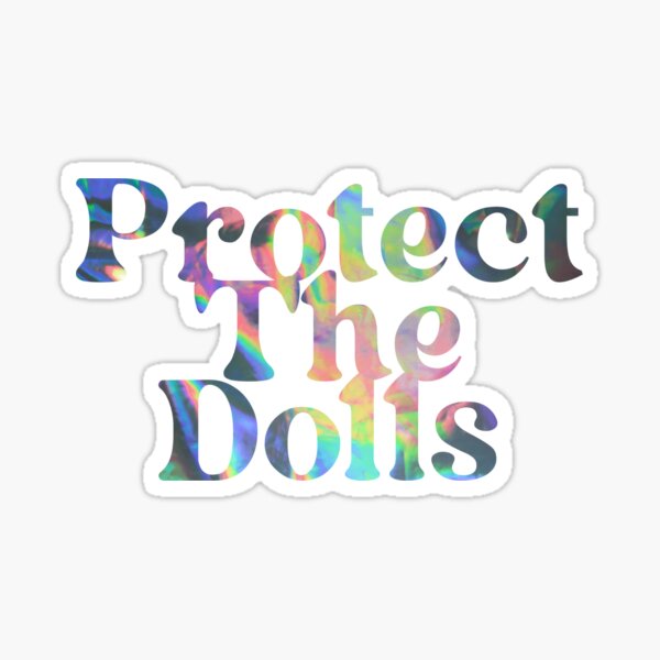 Aperçu de l'œuvre Police holographique Protect the Dolls créée et vendue par C. Creative.