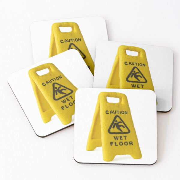 Item preview, Caution Wet Floor designed and sold by Kunst-Shirt.